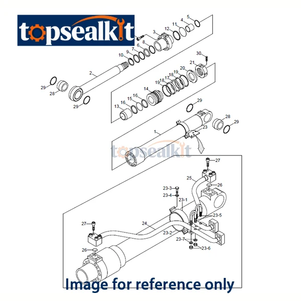 

9061381 Hydraulic Cylinder Seal Kit For Liebherr (R900)