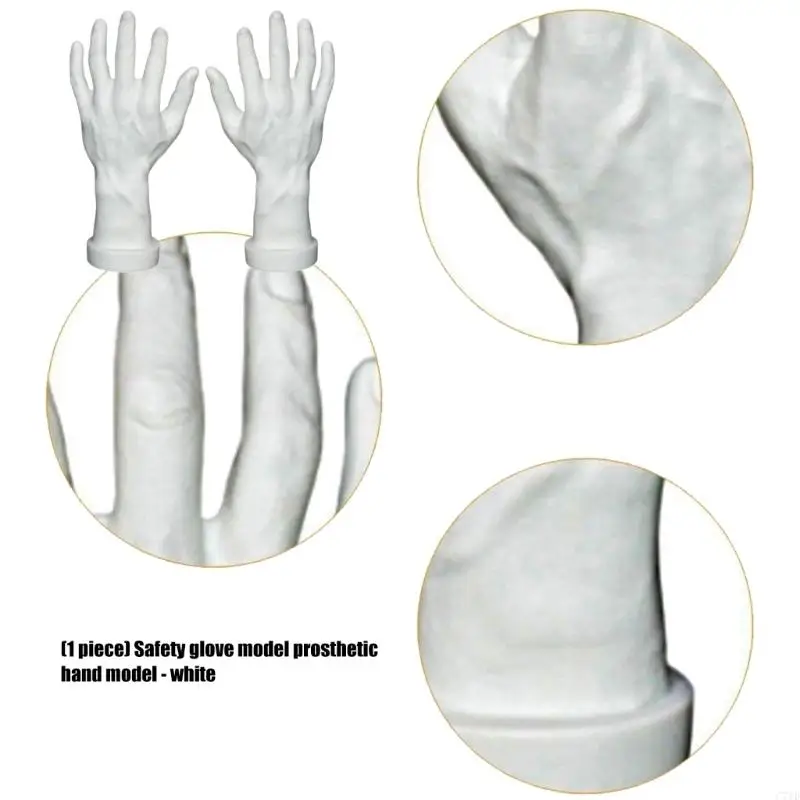 

Realistic PVC Hand Model Waterproof Jewelry Display Holder Portable Mannequin