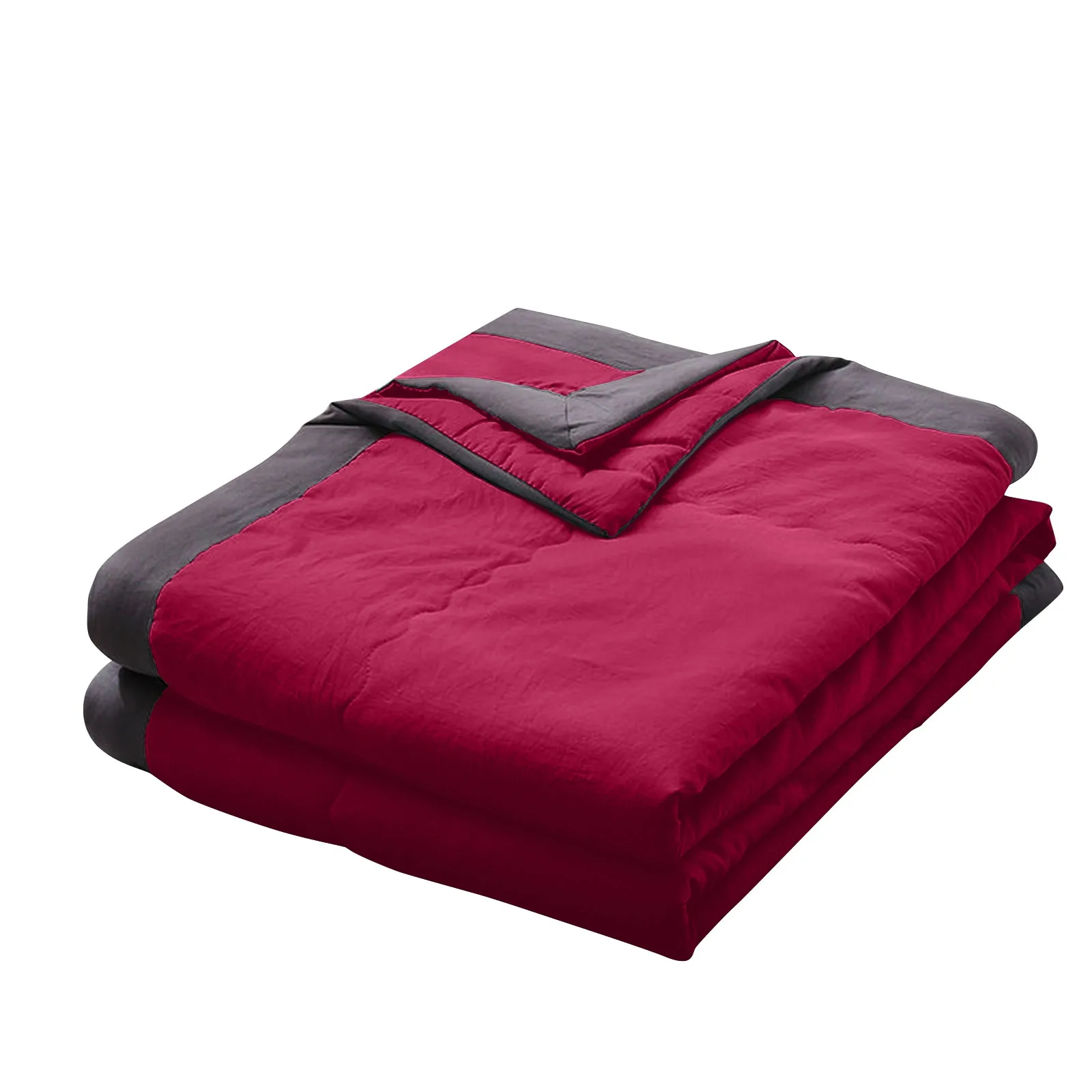 New Double Sided Cooling Summer Quilt Cold Effect Breathable Conditioning Quilt Spring Summer Solid Color Cooler Quilt 2025