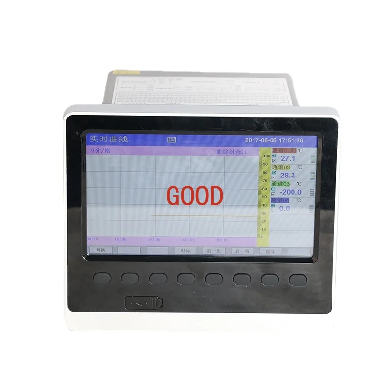 Paperless digital pressão gravador, data logger canal