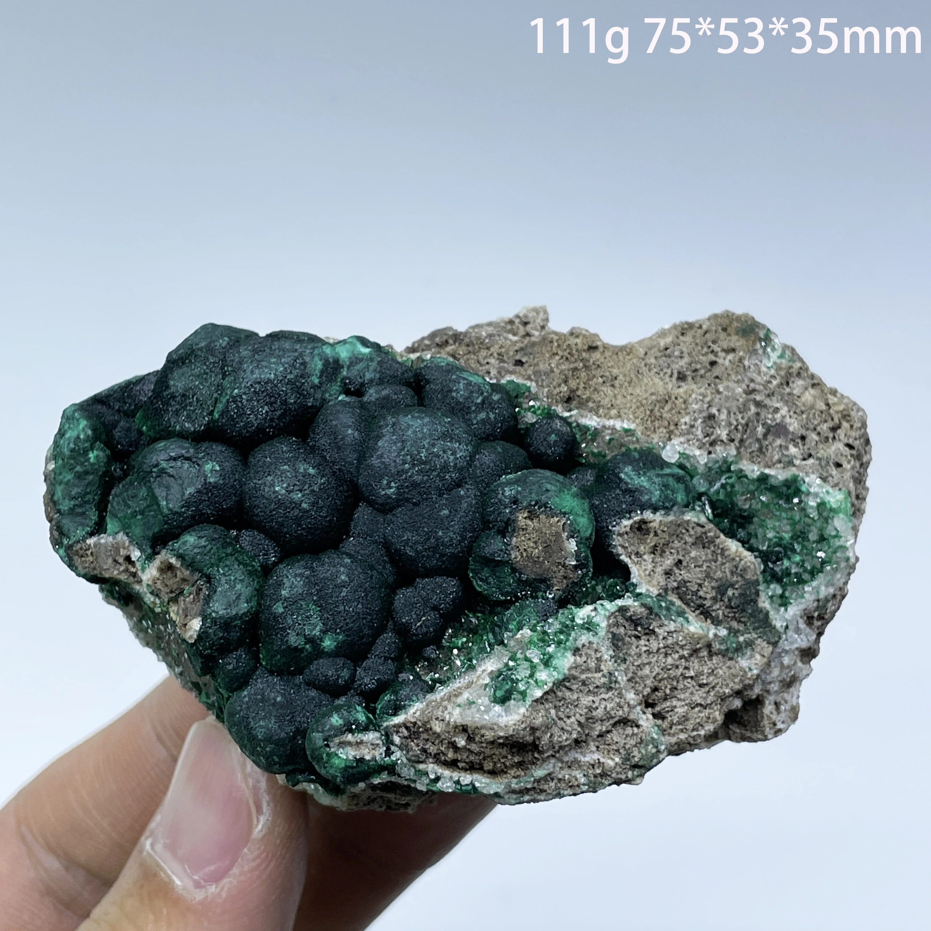 Natural Malachite With Clear Quartz Crystal Mineral Specimen Stones And Crystals Healing Grystals Quartz Home Decorations