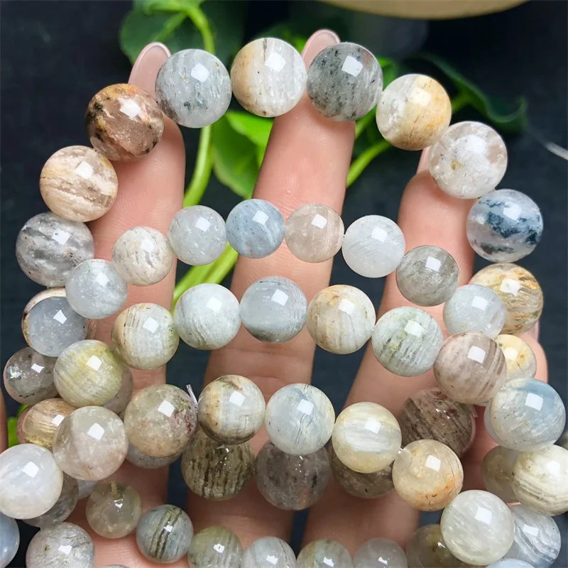 Natural Thousands Of Layers Of Garden Quartz Bracelet Women Trendy Reiki Healing Elastic Yoga Energy Jewelry Gift 8/9/12/13mm