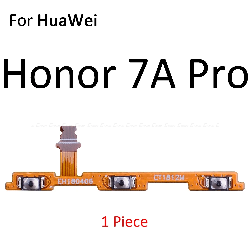 Volume Button Power Switch On Off Key Ribbon Flex Cable For HuaWei Honor Play 8A 7A 7C 7X 7S 6A 6C 6X 5C Pro Replacement Parts