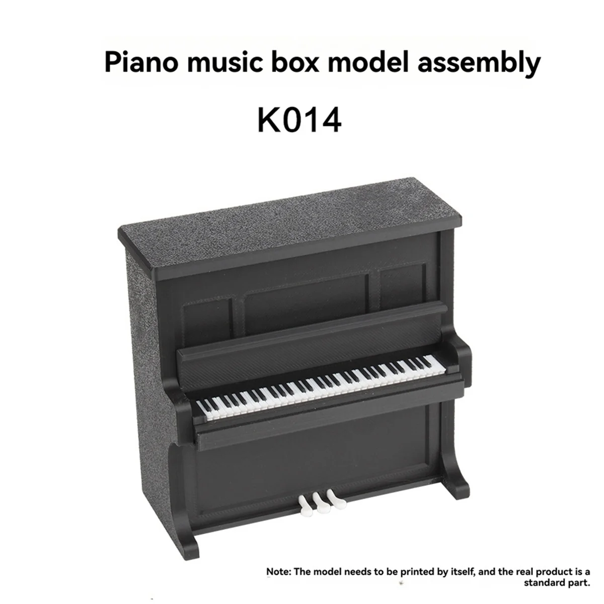 # 624C Piano Music Box Kit für BambuLab Bottom Wrapping Kit für Bambu Maker (Metall)