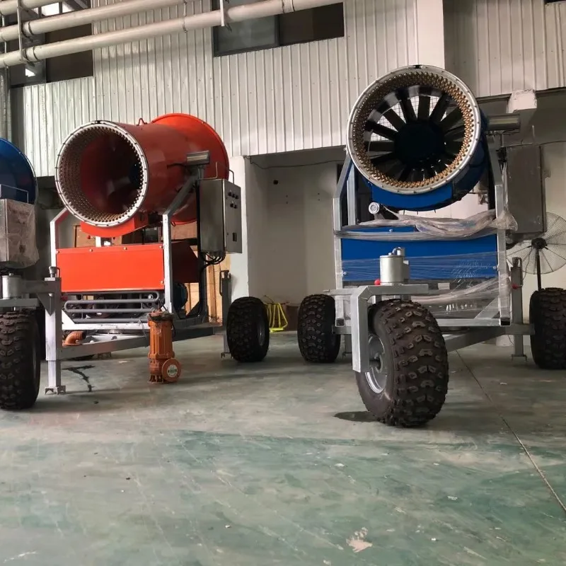 Large Scale Snow Cannon Outdoor Snowmaker Sprayer Artificial Snow Making Machine Ski Resort Snow Equipment For Winter Park
