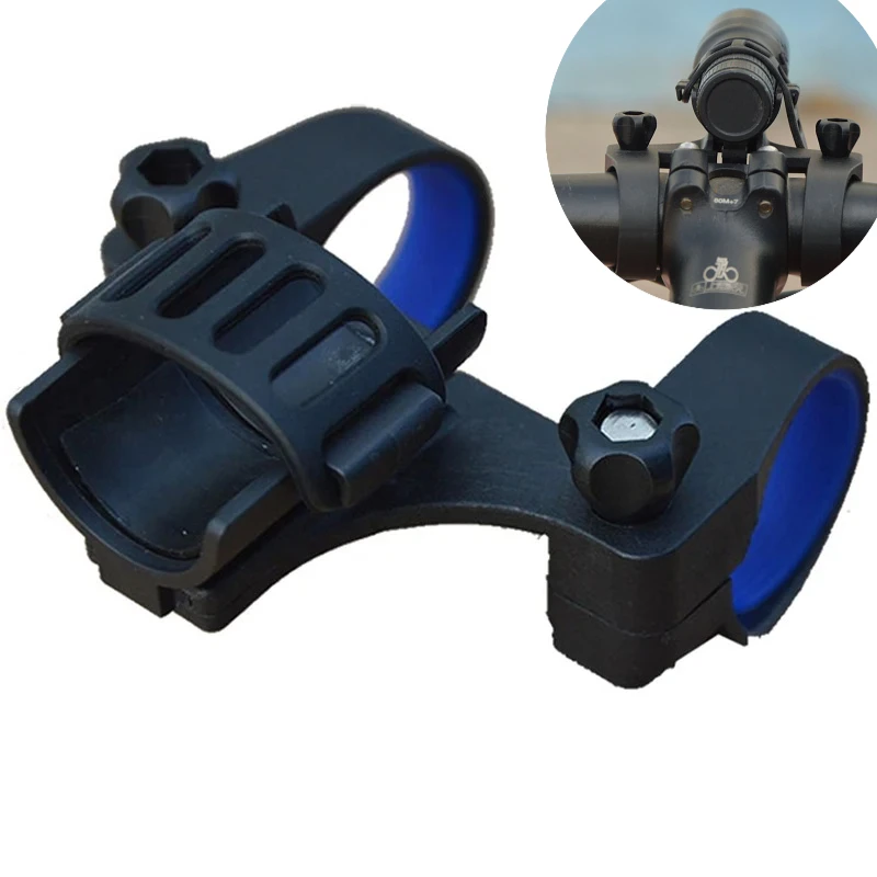 Einstellbare Fahrrad Licht Halterung Taschenlampe Halterung Rutschfeste für MTB Fahrrad Licht Taschenlampe Clip Halterung Radfahren Zubehör