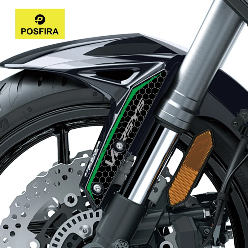 

POSFIRA Motorcycle Front Fender Stickers Vinyl Decals for Kawasaki Versys 1000 Versys1000 S SE 2019-2024 2023 2022 Accessories