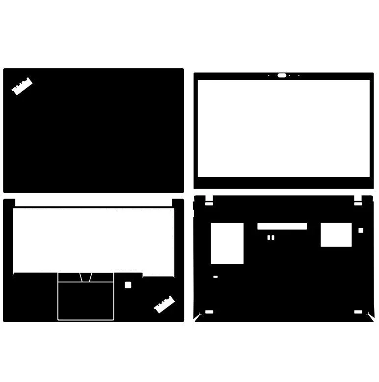Pre-cut Skin Full Cover Film dla ThinkPad T490 T495 P15S P15V T590 E14 Gen 2 T14 T15 Gen 1 E15 Gen 3 X1 Nano T460S T470S Neo14 — zdjęcie 6