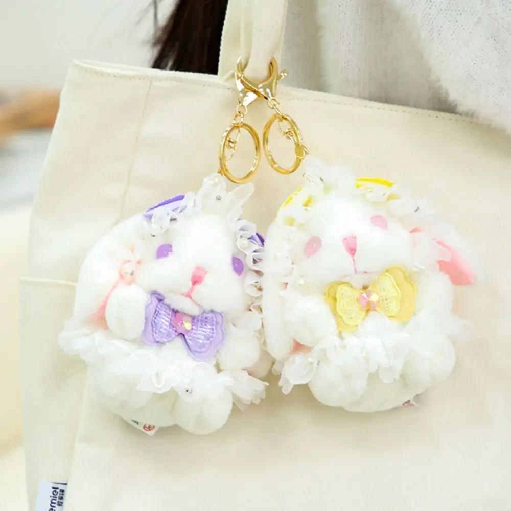Fantasy Long-eared Rabbit Toy Lolita Princess Key Chain Bunny Gift Backpack Valentine's Day