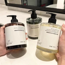 1PCS Niacinamide Berlin Girl Fragrance Shower Gel Perfume Bath Lotion Moisturizing Cleansing Nourishing Fragrant Body Wash 500ML