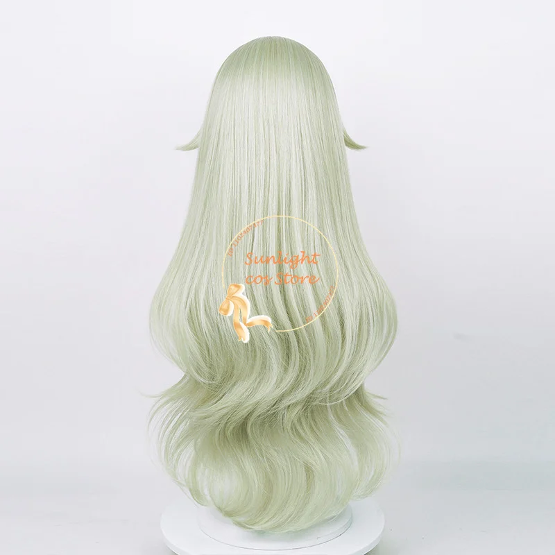 High Quality Synthetic Hair Kusanagi Nene Cosplay Wig 80cm Cruly Green Wigs Heat Resistant Hair + Wig Cap