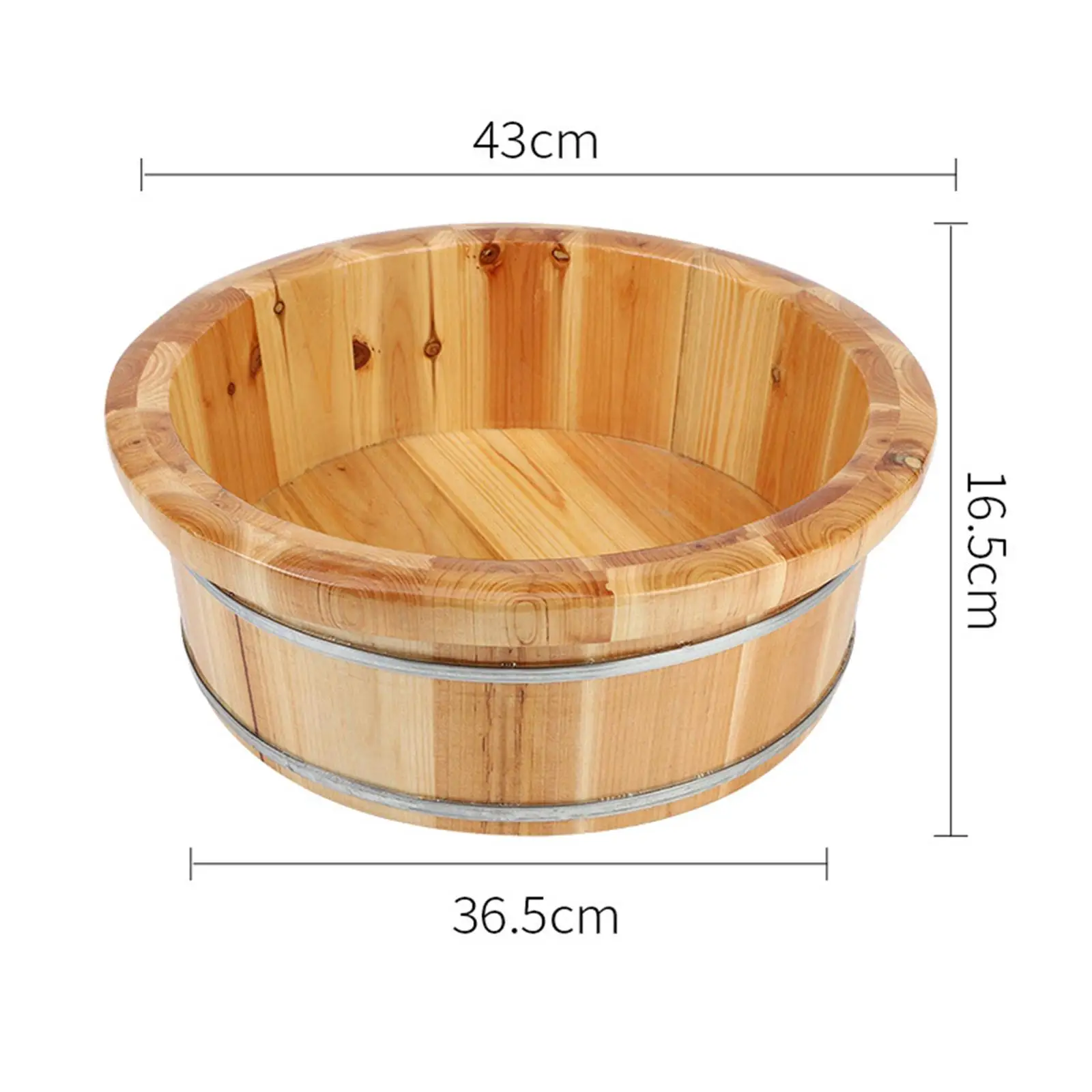 Wood Footbath Basin Foot Bath Basin Footbath Bucket Thicken Barrel Reusable Foot Bucket Pedicure Footbathing Handmade Basin Tub