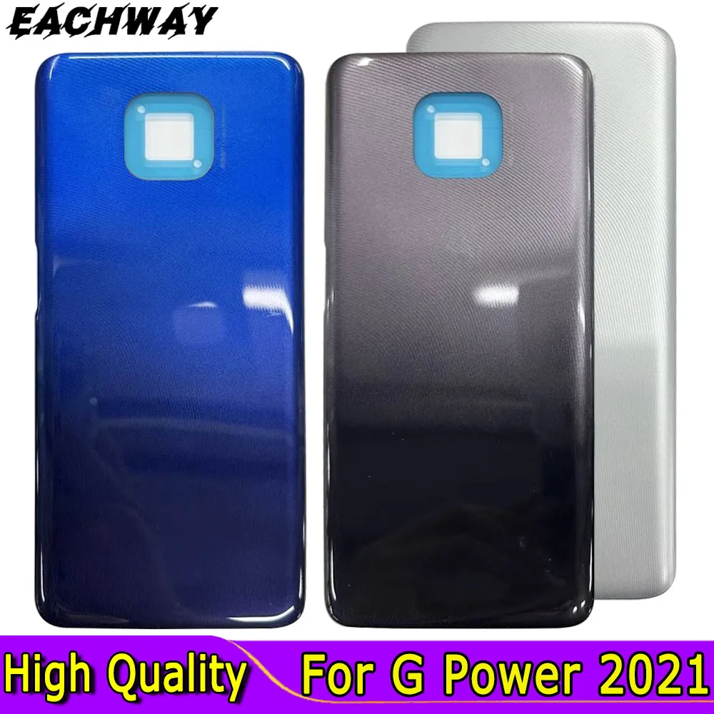 

6.6" For Motorola G Power 2021 Back Battery Cover Door Rear Glass Housing Repair Parts For Moto G Power 2021 Battery Cover