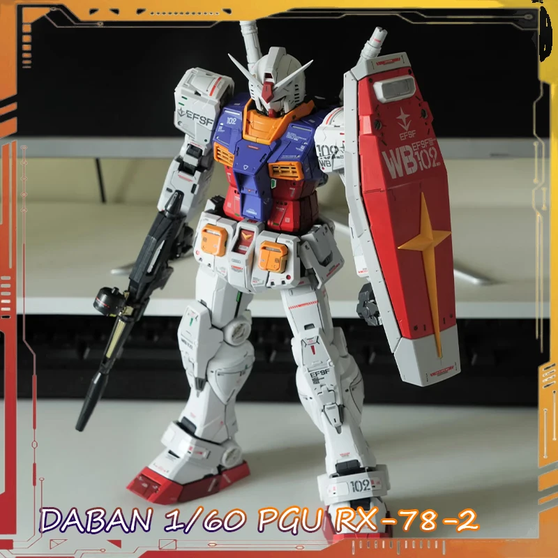 

МОДЕЛЬ DABAN KO PGU RX-78-2, экшн-фигурка, масштаб 1/60, сборная модель, комплект, декор для комнаты, U.C.0079, аниме-фигурка, подарок на день рождения