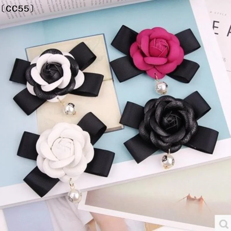 

Camellia Pearl Bowknot Diy Hair Accessories Corsage Collar Flower Ladies Bag Bag Keychain Mobile Phone Case Chain〔CC55〕