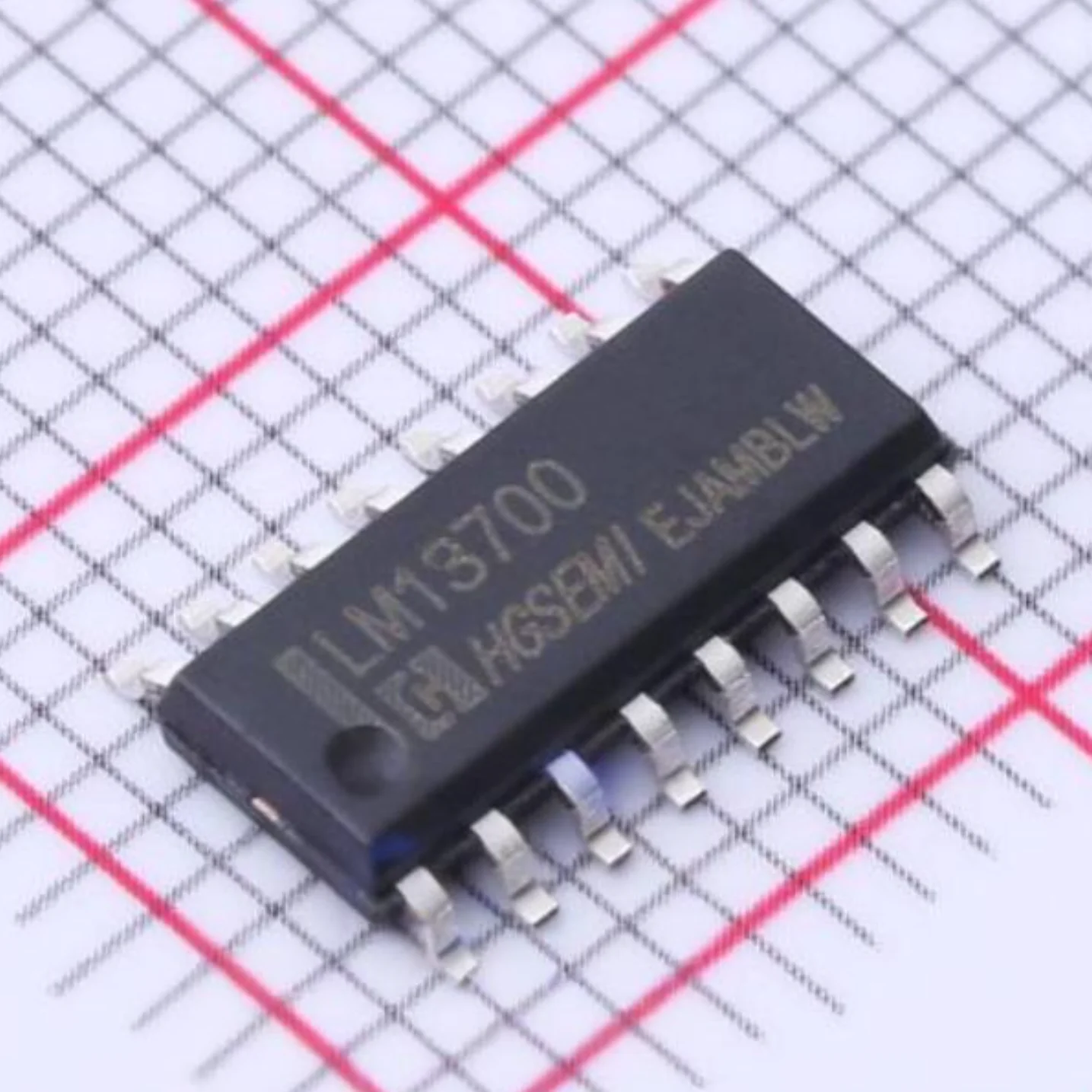 

10 шт. LM13700 SOIC-16 SOP-16 НОВЫЙ Оригинальный двухканальный операционный усилитель 36В 3мВ 50В/мкс LM13700M/TR