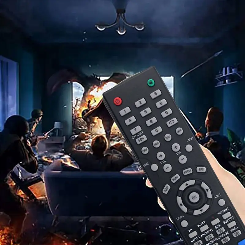 ABUO SE32HY01UK Remote Control Replacement for SEIKI TV SE32HY01UK Durable ABS Black Easy Install