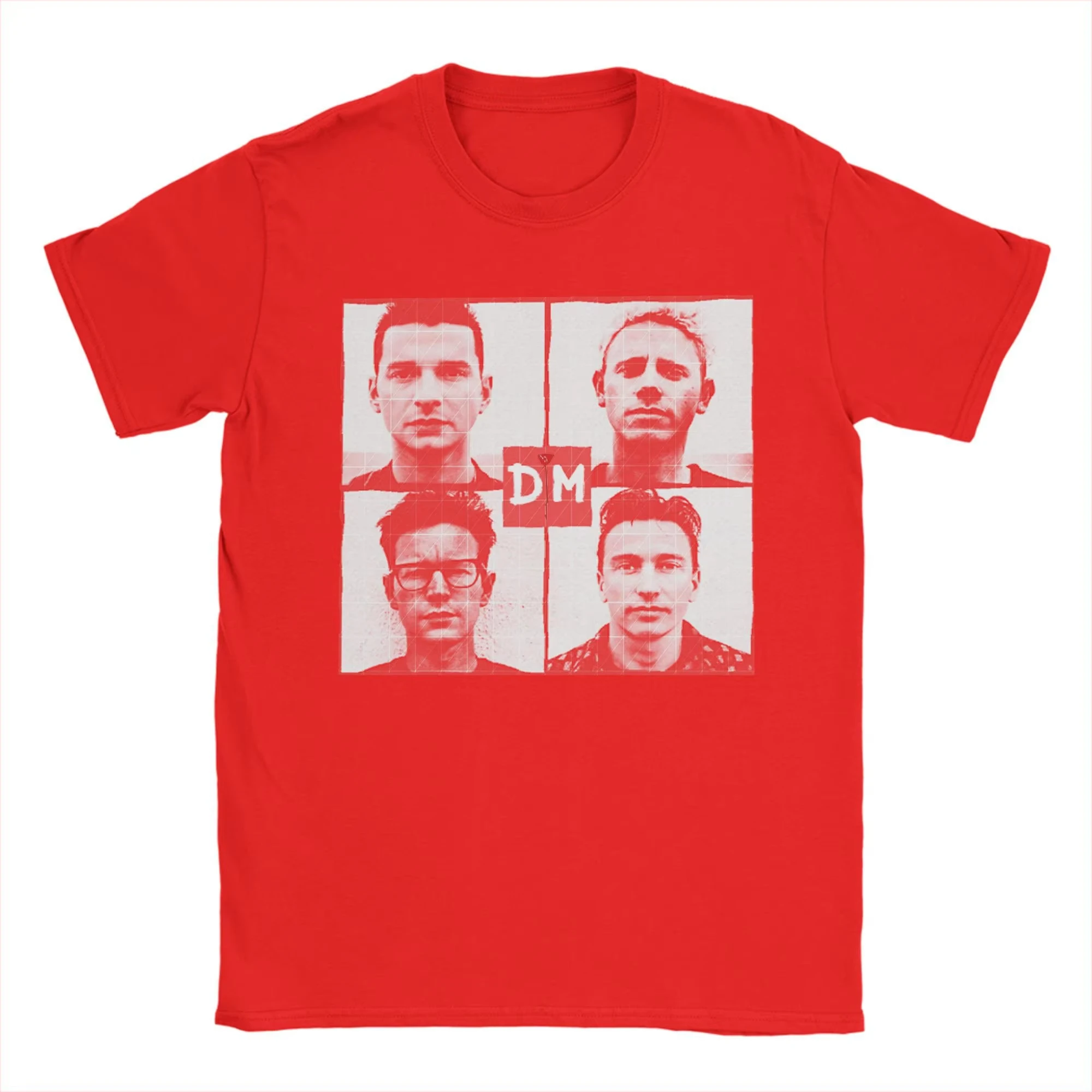 تي شيرت رجالي باند Depeche Cool Mode 101 تي شيرت قطني مضحك بأكمام قصيرة تي شيرت بياقة مستديرة ملابس فكرة هدية