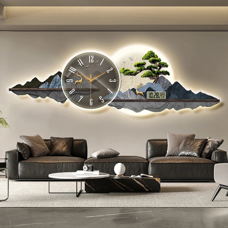 Luxury Silent High House Wall Clock Living Room Design Modern Interior Wall Clock Large Quality Relógios De Parede Furniture