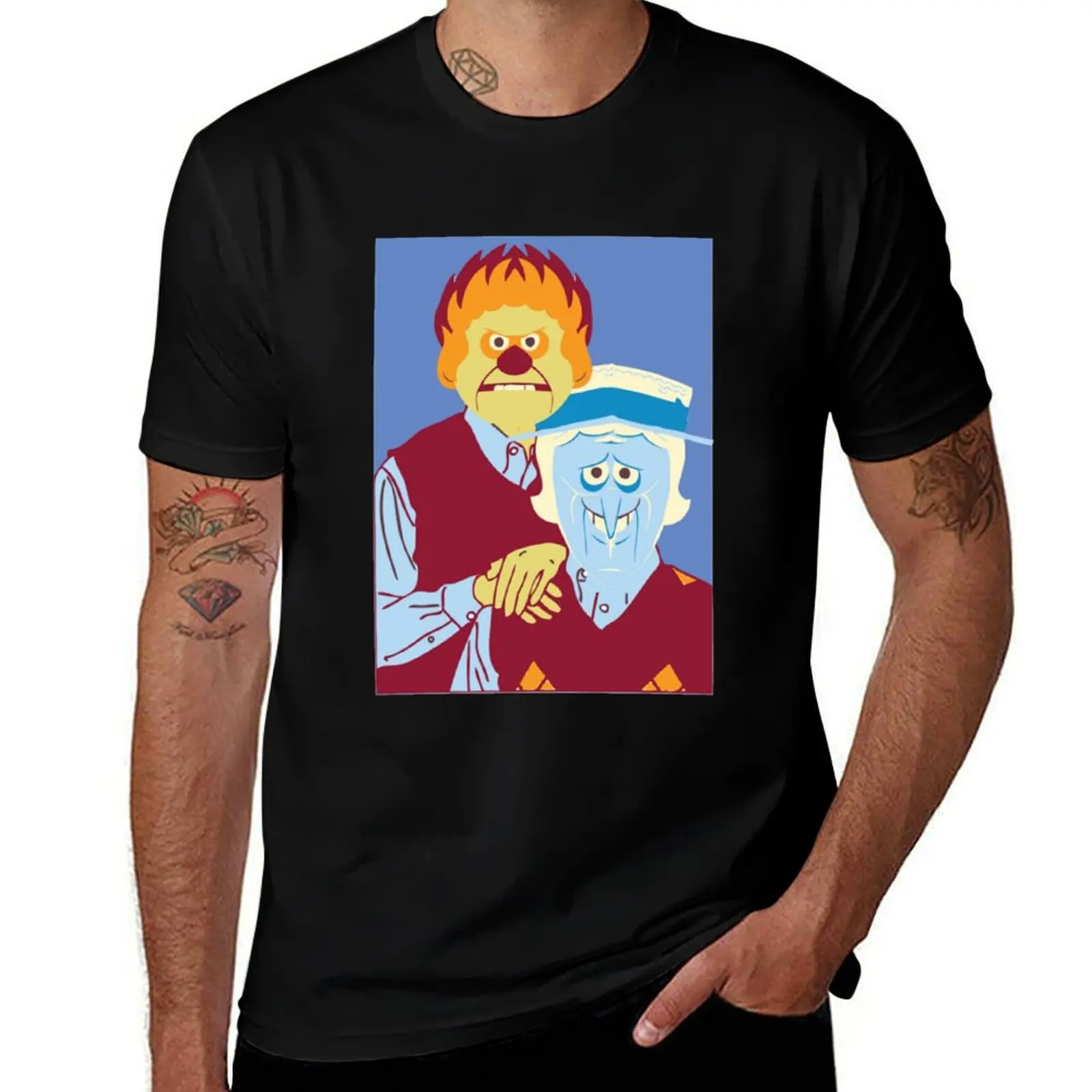

Snow and heat miser brothers T-Shirt man graphic t shirt funny t shirts man