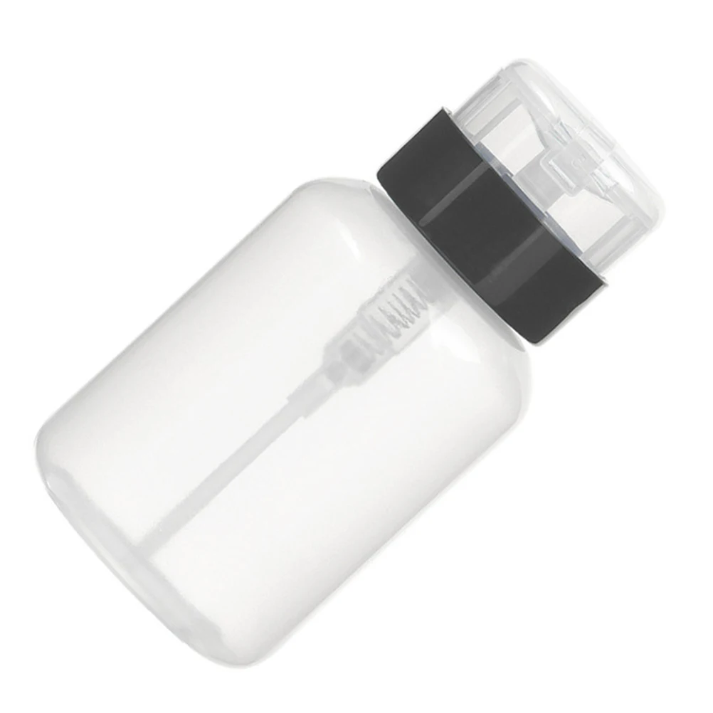 

2Pcs Nail Polish Remover Pump Bottle Liquid Storage Dispenser Sanitary Subpackaging Toner Suitable Instant Surface Waste