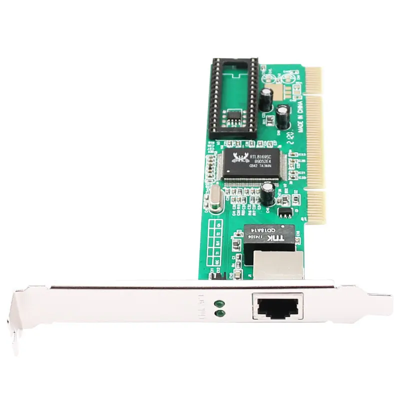 Placa base Gigabit Ethernet, tarjeta de red PCI para PC de escritorio, RTL8169, 10/100/1000Mbps