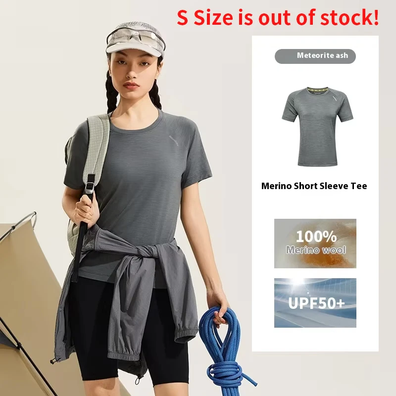 Naturehike Merino Wool T-Shirt UPF50+ Sunscreen