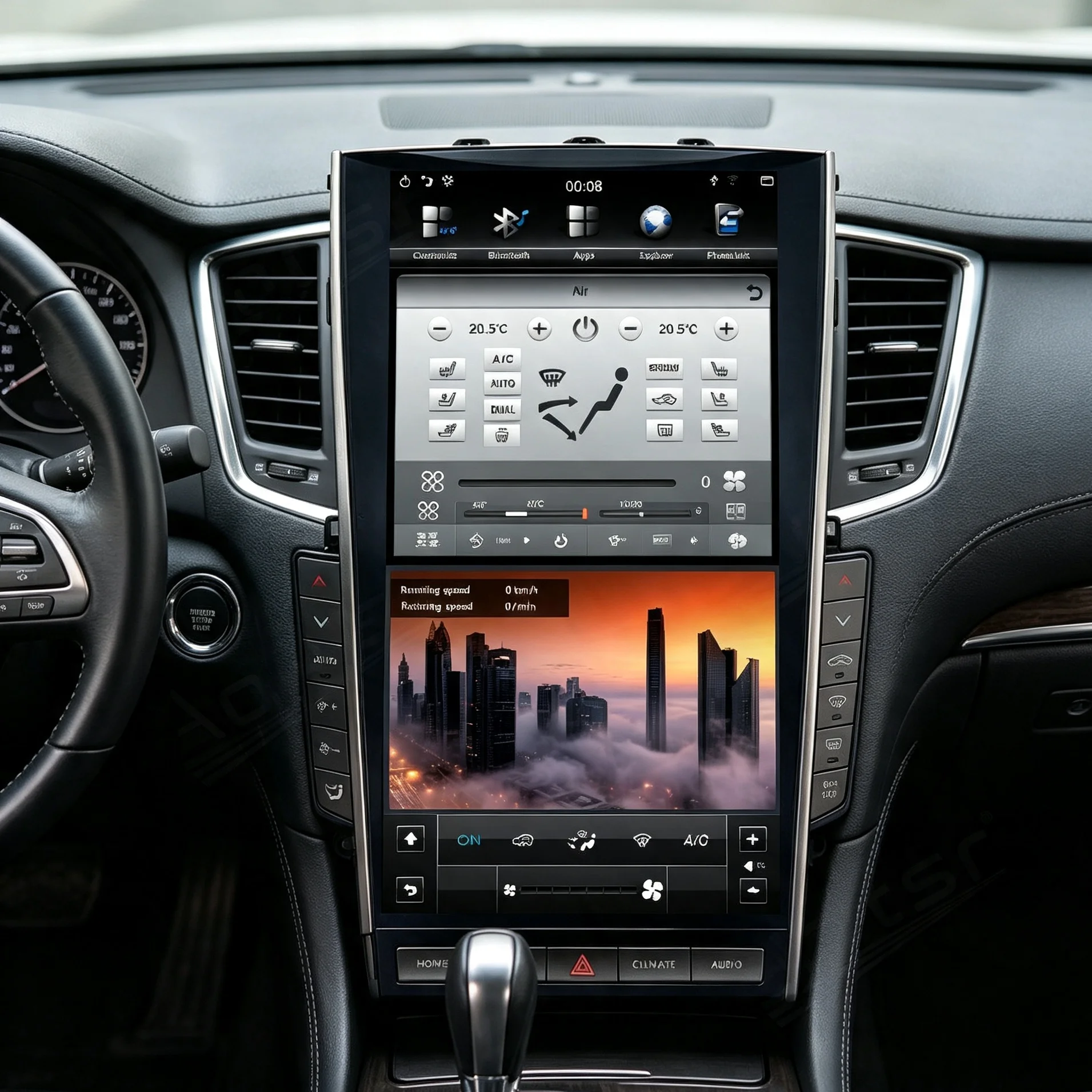 Android 13 Carplay Screen 13.6 Inch Multimedia Stereo Radio Player GPS Navigation for Infiniti Q50 Q50L Q60 2015+ Auto