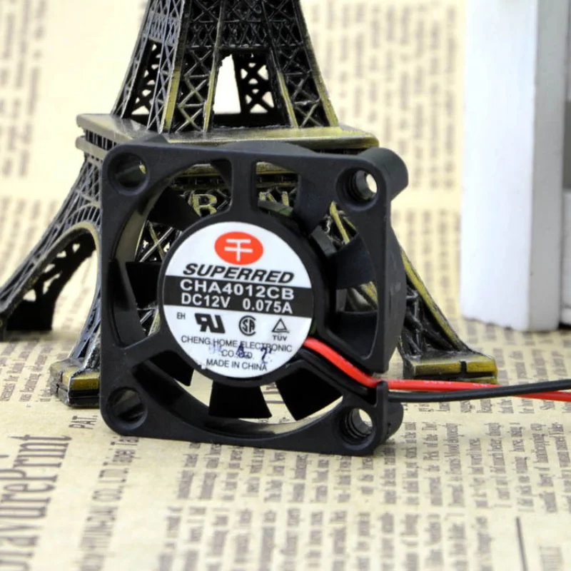 Cha4012cb 4cm 0,075 12v 2.5a stummer Lüfter