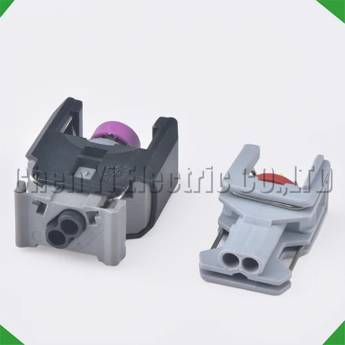 Imagen 2 del producto Conector automotriz impermeable de 2 pines, arnés de cable de inyector de combustible, enchufe para Ssangyong buick Chevrolet 13816706 240PC024S8014