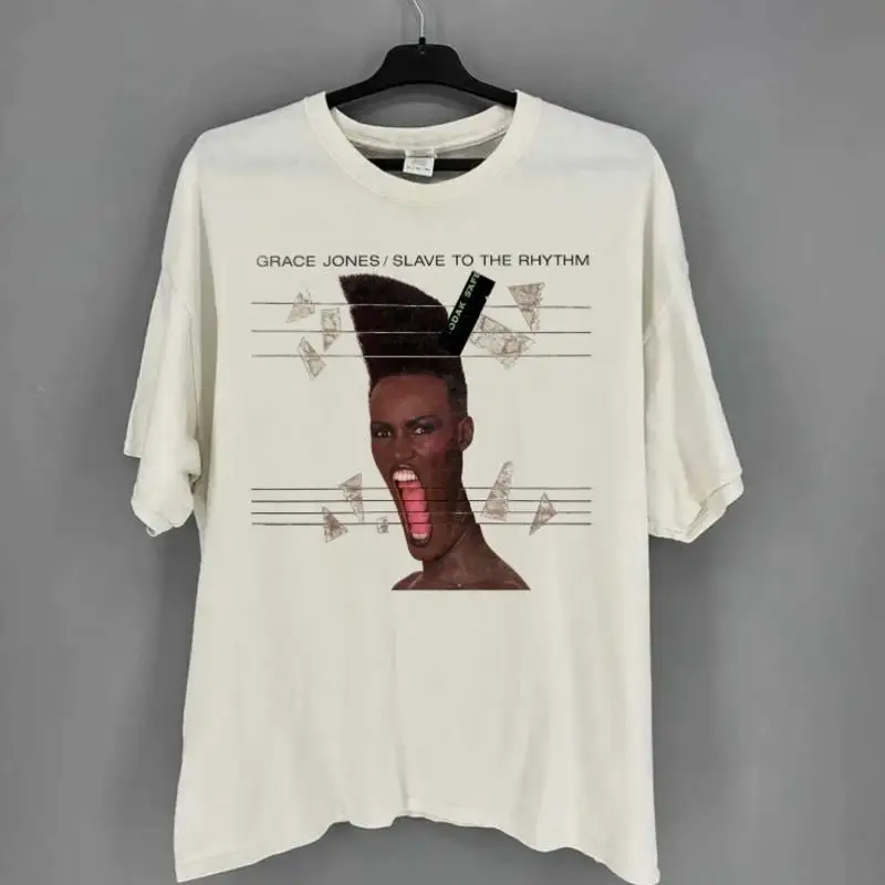 Grace Jones Slave To The Rhythm T Shirt White All Size Fan