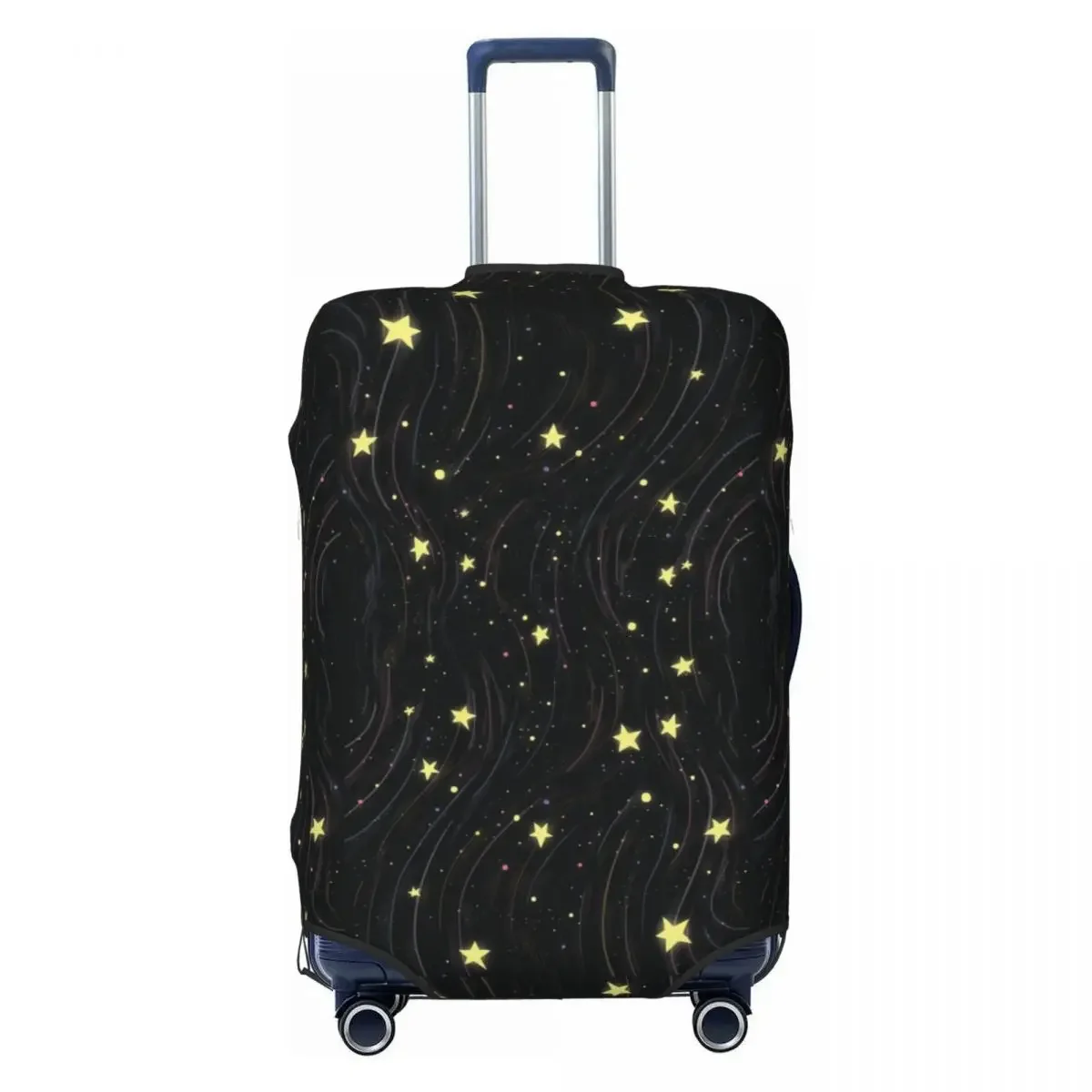 Galaxy Graffiti Suitcase Cover  Cartoon Elastic Travel Protector Luggage Accesories Holiday