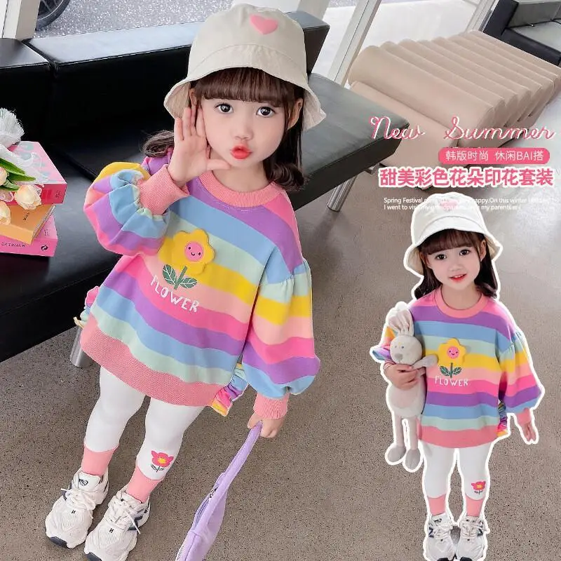 

Kawaii Casual Coat Set Fashion 2-piece Children's Clothing Jackets for Girl Kids Clothes Tops Winter Girls Outdoor Huntrix 2025