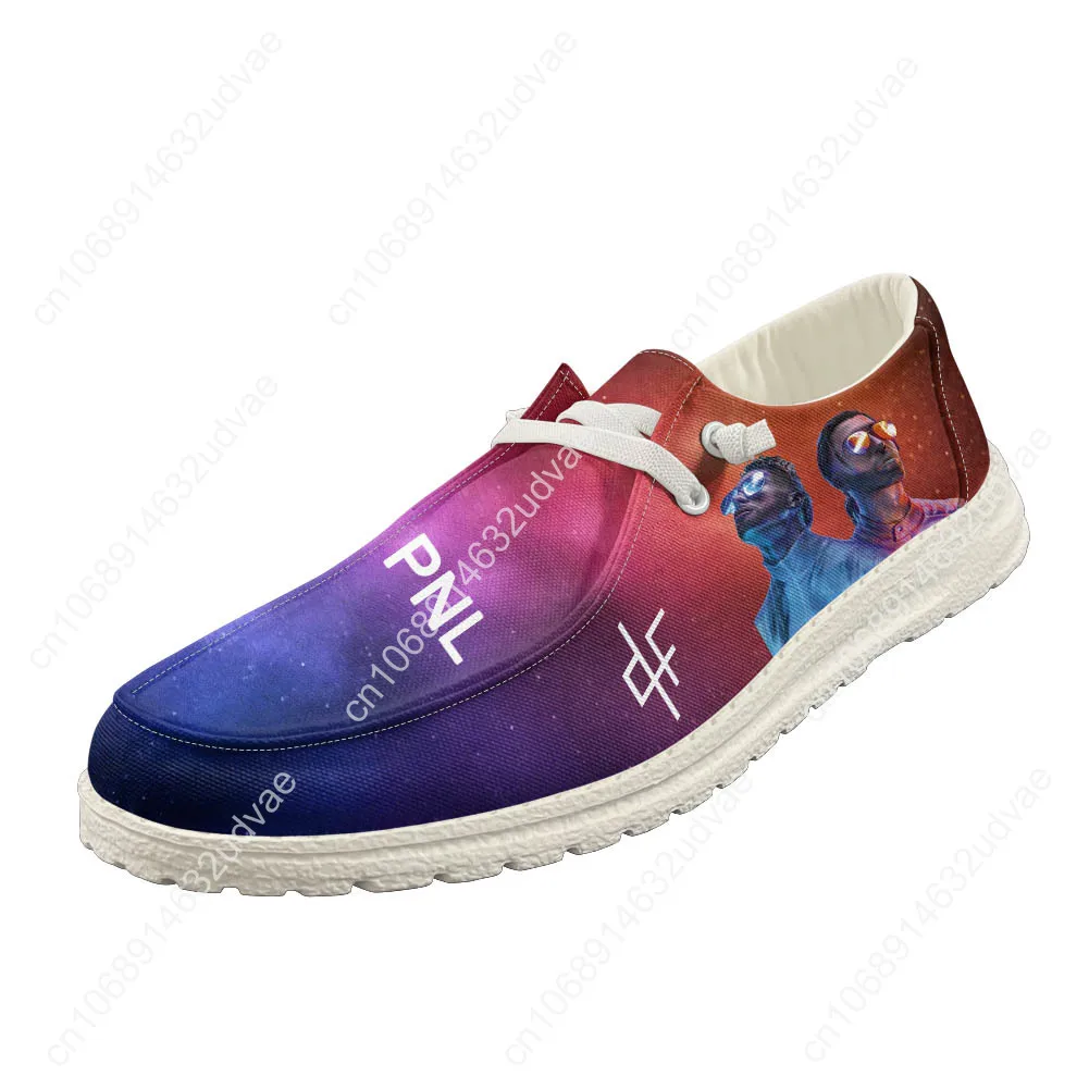 Le Monde Chico Loafers PNL Album French Rapper Men Woman Casual Shoes Lightweight Flat Footwear Outdoor Customized Shoe White