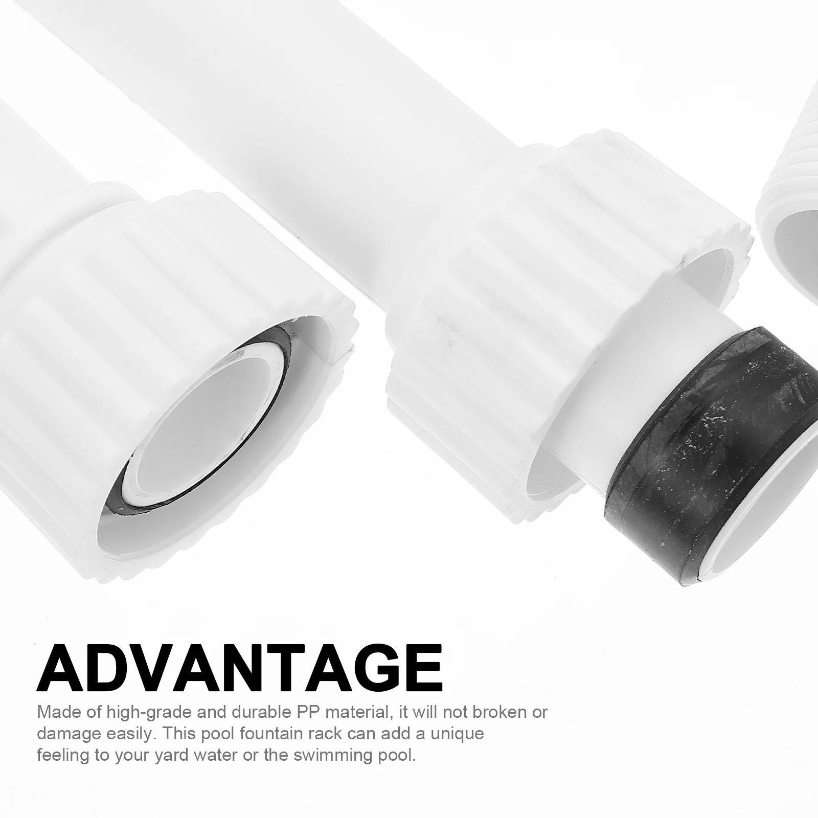 

1Set Pool Fountain Rack Small Compact Design Easy Assembly Noiseless Operation Swimming Pool Accessories Plastic Fountain