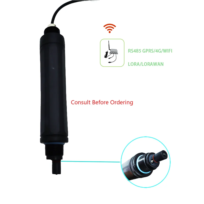 Aquaculture Server Software RS485 Iot Digital Multi-Parameter Digital Nitrate Water Quality Monitoring System Sensor