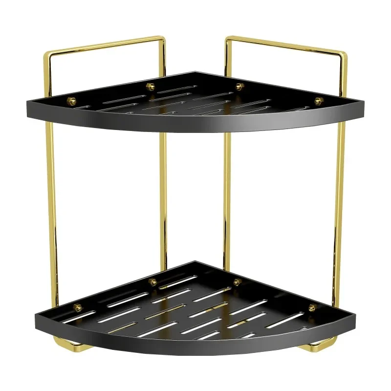 Toilet Triangle Double Shelf Countertop Bathroom Toilet Wash Table Toilet Cosmetics Storage