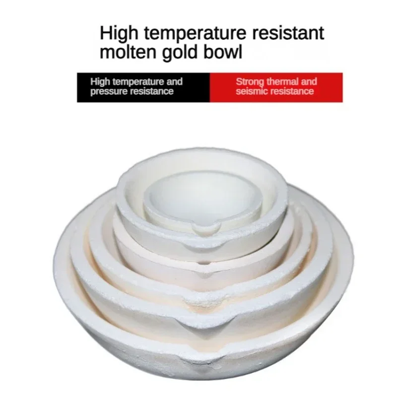 100g-5000g Hochtemperatur-Quarzschmelztiegel für Ofen, Schmelzen, Gießen, Raffinieren von Gold- und Silberschmuckwerkzeugen – Detail 4
