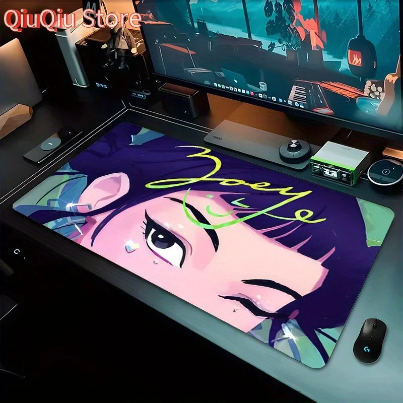 

Коврик для мыши Zoey 2, нескользящая резиновая основа, гладкая поверхность, стильный и удобный игровой коврик для мыши, аксессуары для ПК-плееров и профессионалов