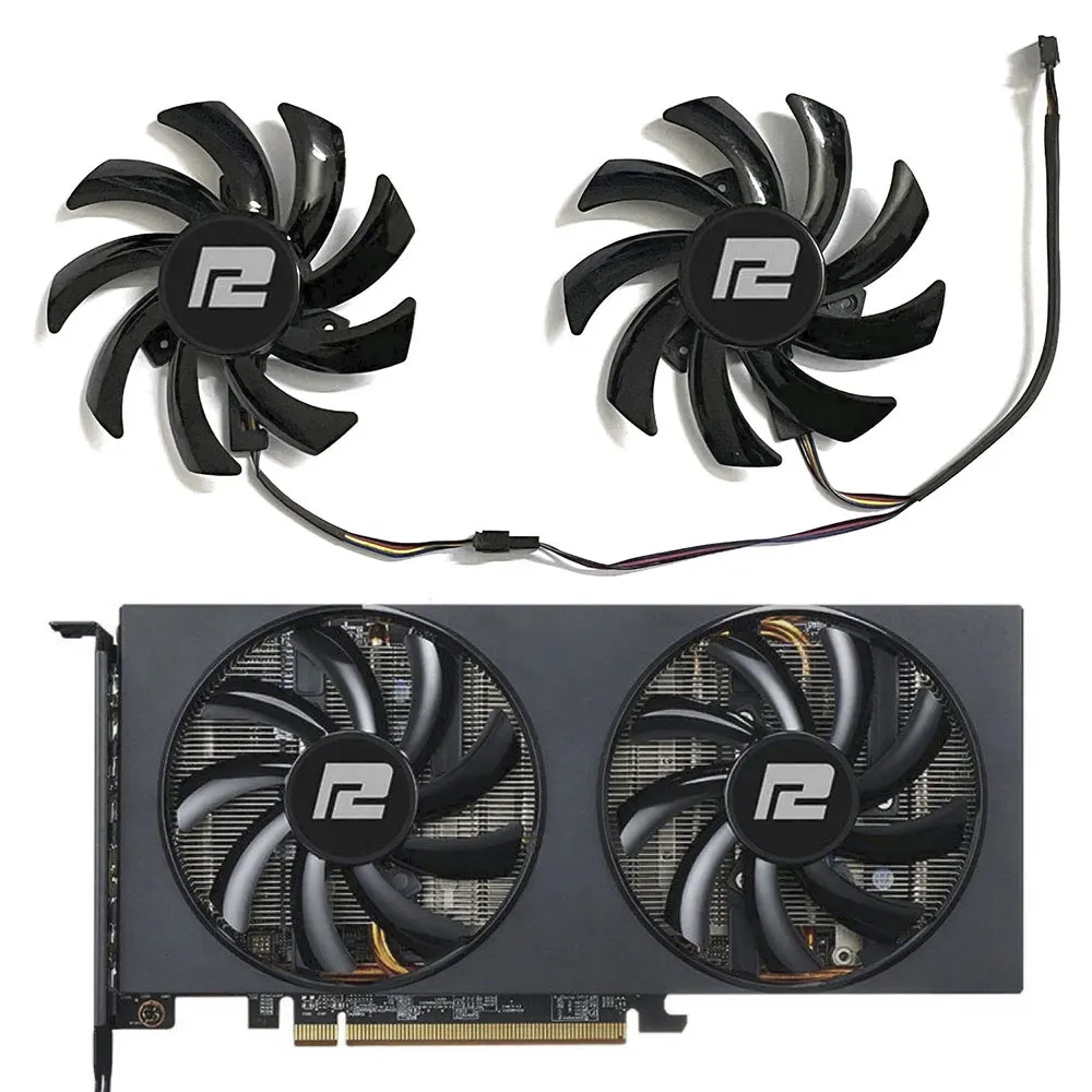 85MM 4-pin FDC10H12S9-C T129215BU RX 5700 5500 5600 XT graphics card fan for Powercolor RX 6700XT 6600XT 6600XT 6600 fighter fan