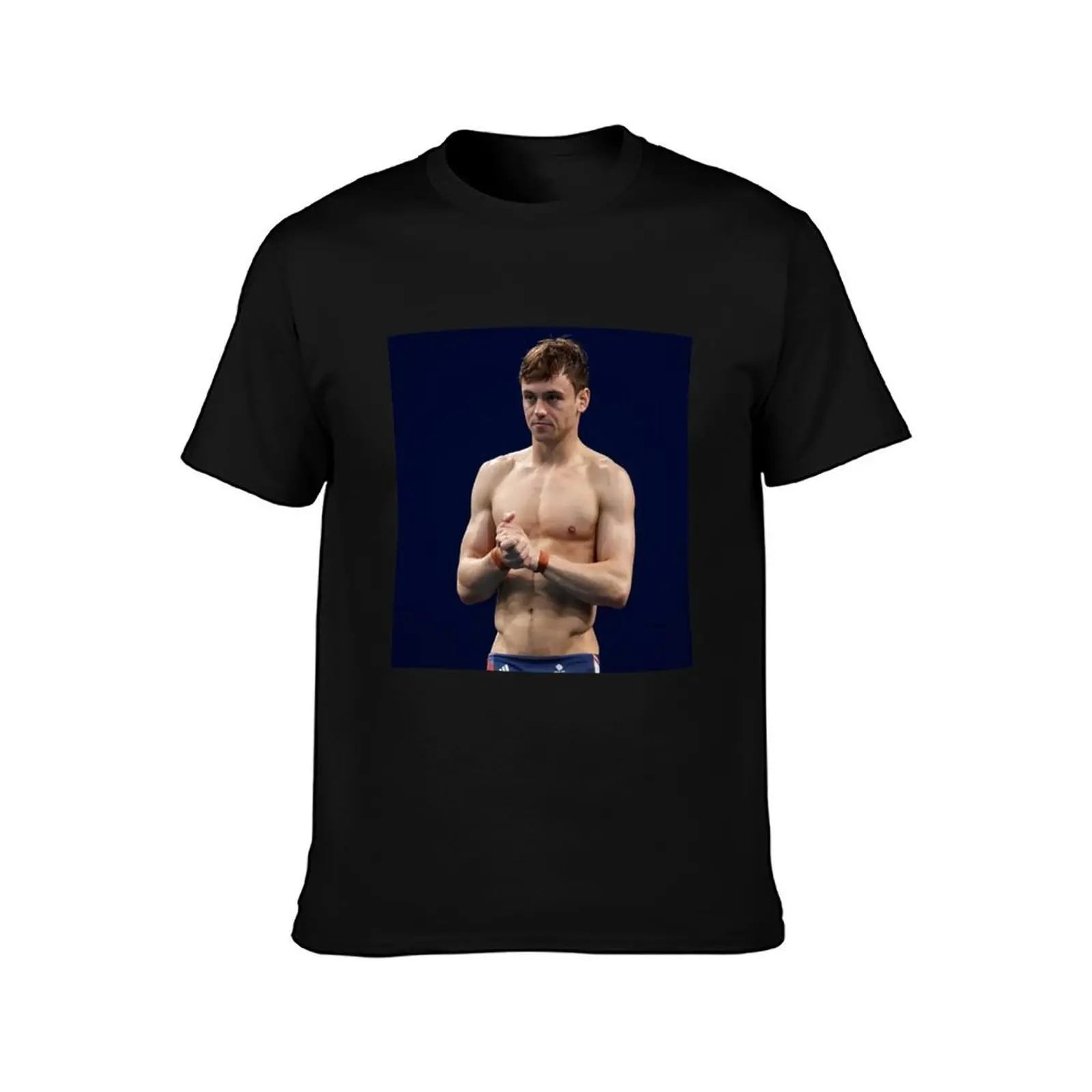 tom daley T-Shirt Fashion Letter Print T-Shirt
