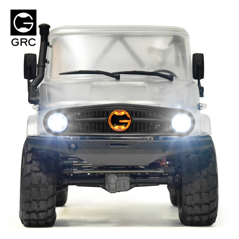 Middle Mesh Grille Front Turn Signal Tail Light Light Cup for 1/10 RC Crawler Car Traxxas SCX10 II UMG10 4x4 Benz Unimog Parts