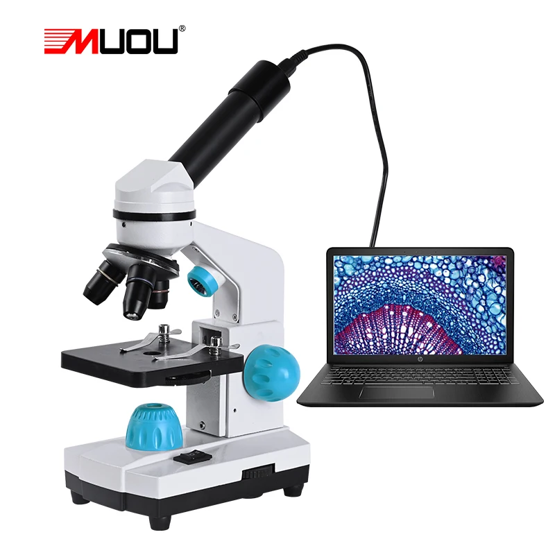 

Zoom 2000x Biological HD Microscope +13PCS Accessories+ electronic eyepiece monocular Student laboratory Lab education LED USB