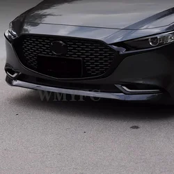 Black!Car Cover Protection Trims Front Bottom Grid Grill Grille Around Edge Bumper for Mazda 3 Axela BP Sedan 2019 2020