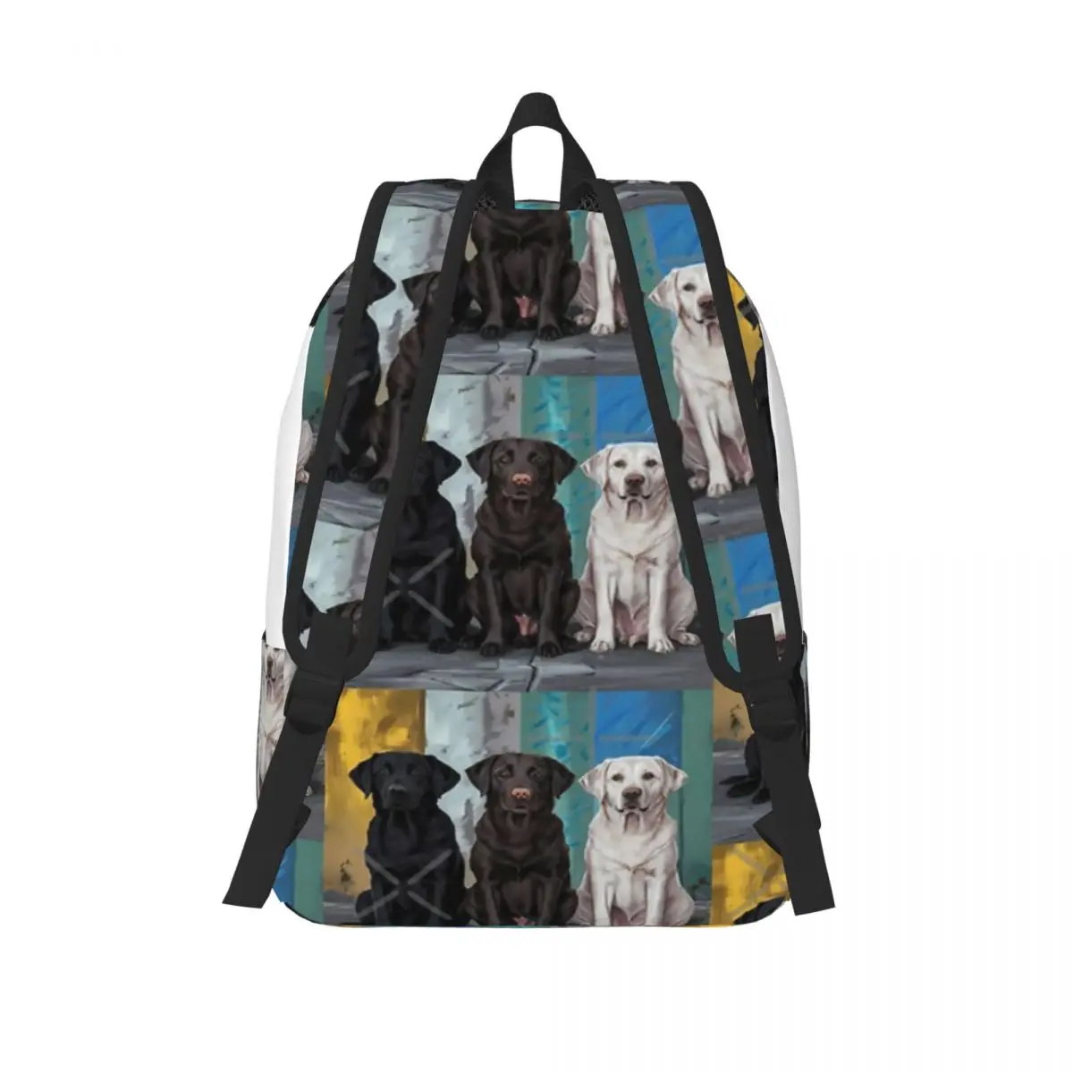 Labrador Retriever Dog Simple and stylish backpack Canvas backpack Female bags