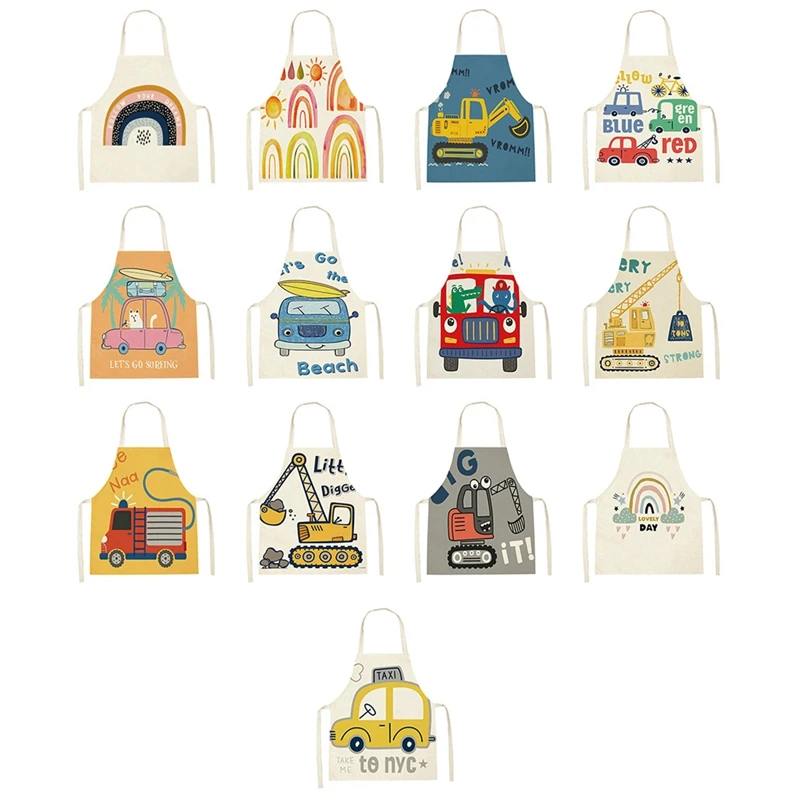 Promotion! Personalised Kids Apron For Cooking Childrens Baking Gifts Personalised Apron Kids Cooking Utensils Set