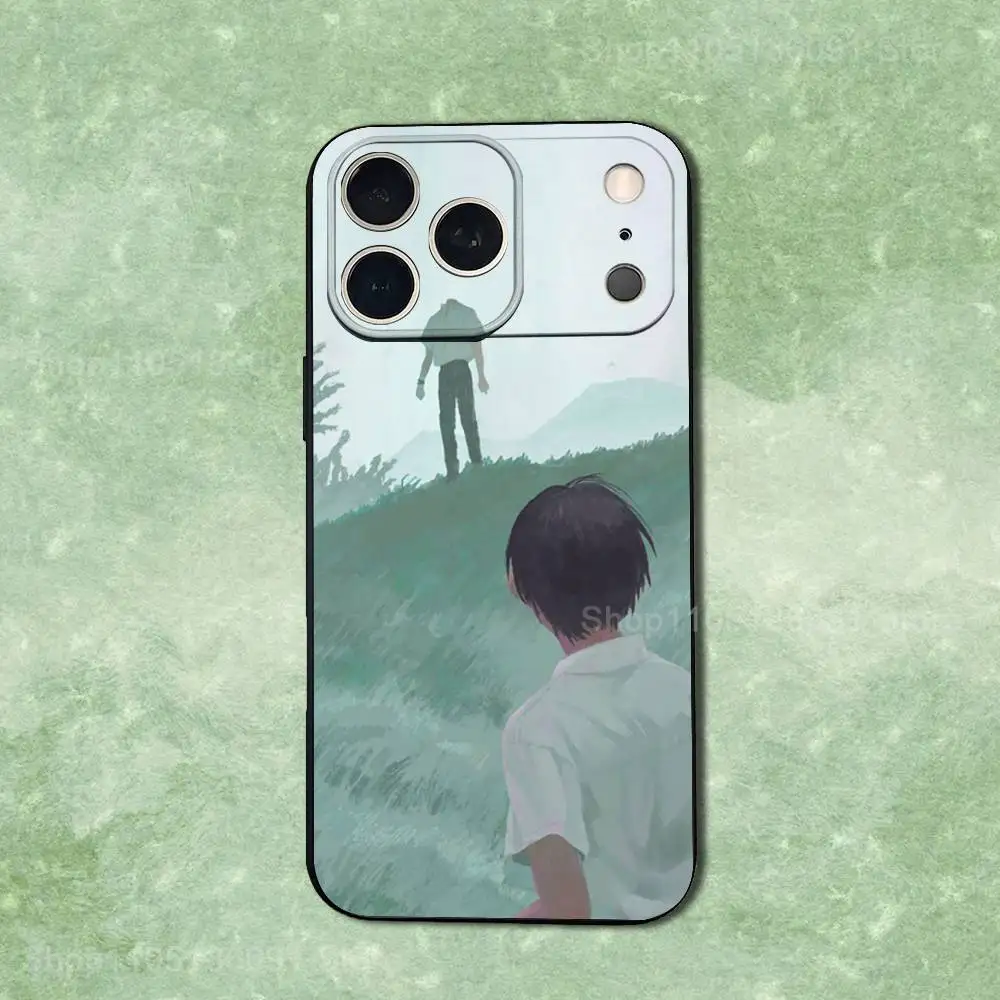 Comic H-Hikaru D-Died Phone Case For iPhone 14,13,17,12,11,16,15,Plus,Pro Max,XS,X,XR,SE,Mini,Soft Silicone Black Cover