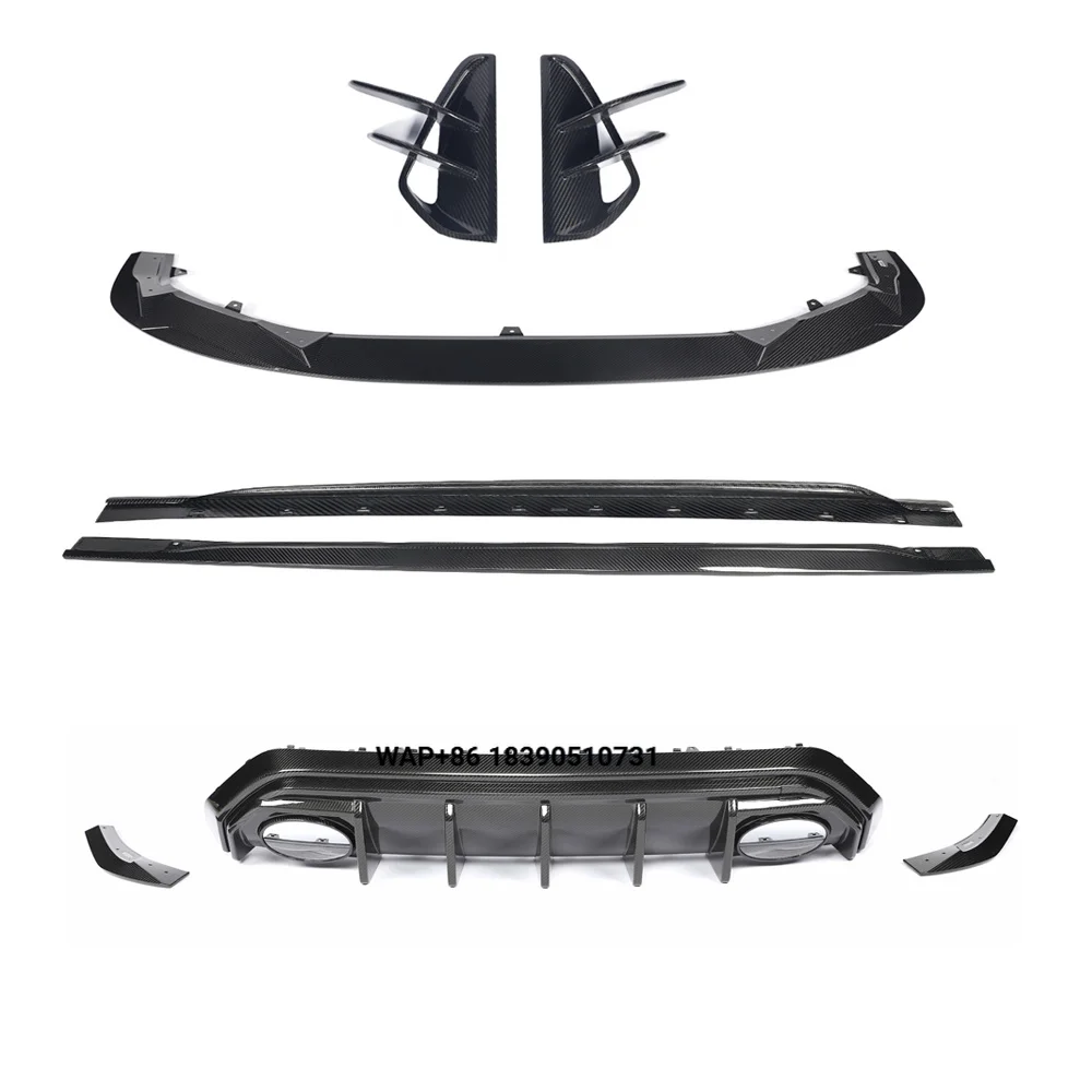 Carbon Fiber Body Kit  Front Lip Side Skirts Rear Diffuser Front Bumper Vents for  RS3 8.5Y Sedan Sportback 2025-2026