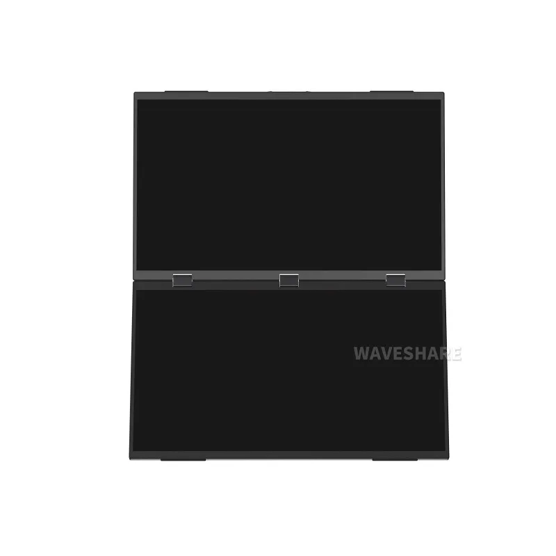 Waveshare 18.5 inchDual-Screen Portable Monitor, Dual-1080p High Definition Foldable Screen, 100%sRGB, 178° Wide Viewing Angle