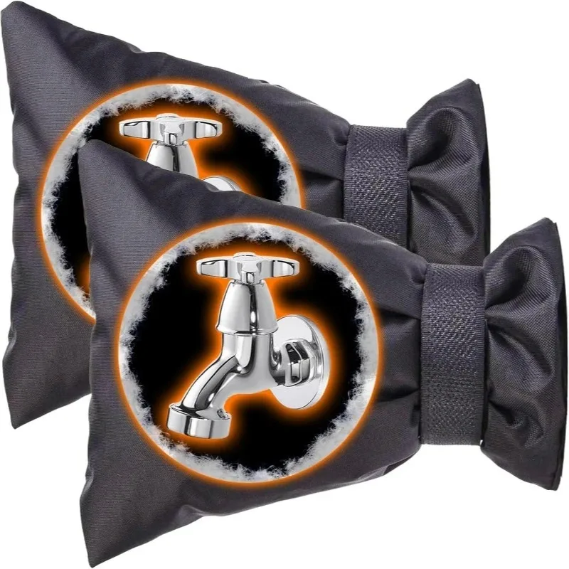 1/3PCS 겨울 야외 수도꼭지 커버 정원 옥스포드 천 수도꼭지 커버 동결 방지 호스 커버 배관 탭 보호기